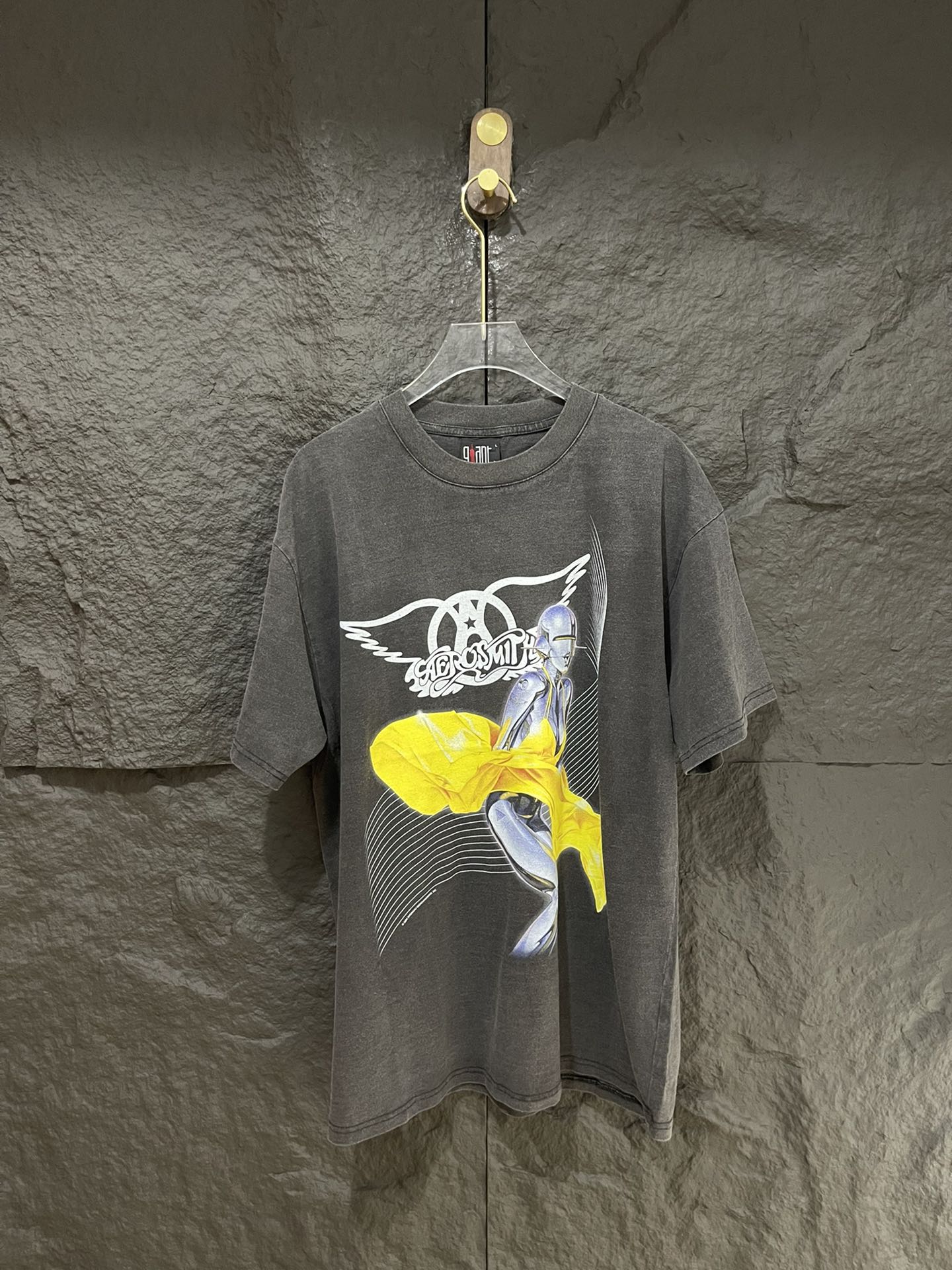 NEW夏の セントマイケル tシャツ 元ネタコピー プリント アメリカ 純綿 トップス 半袖 シンプル ゆったり  ブラック_1