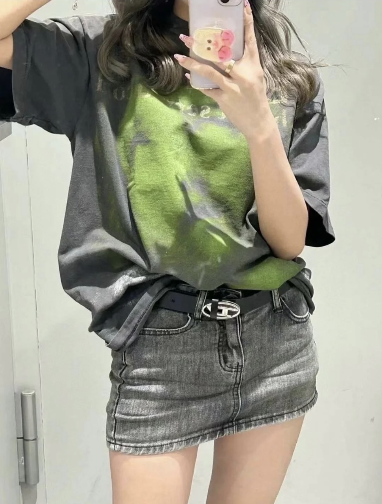 品質保証豊富なオ セイントマイケル ロンt偽物 プリント シンプル  純綿Tシャツ トップス 半袖 ファッション ブラック_1