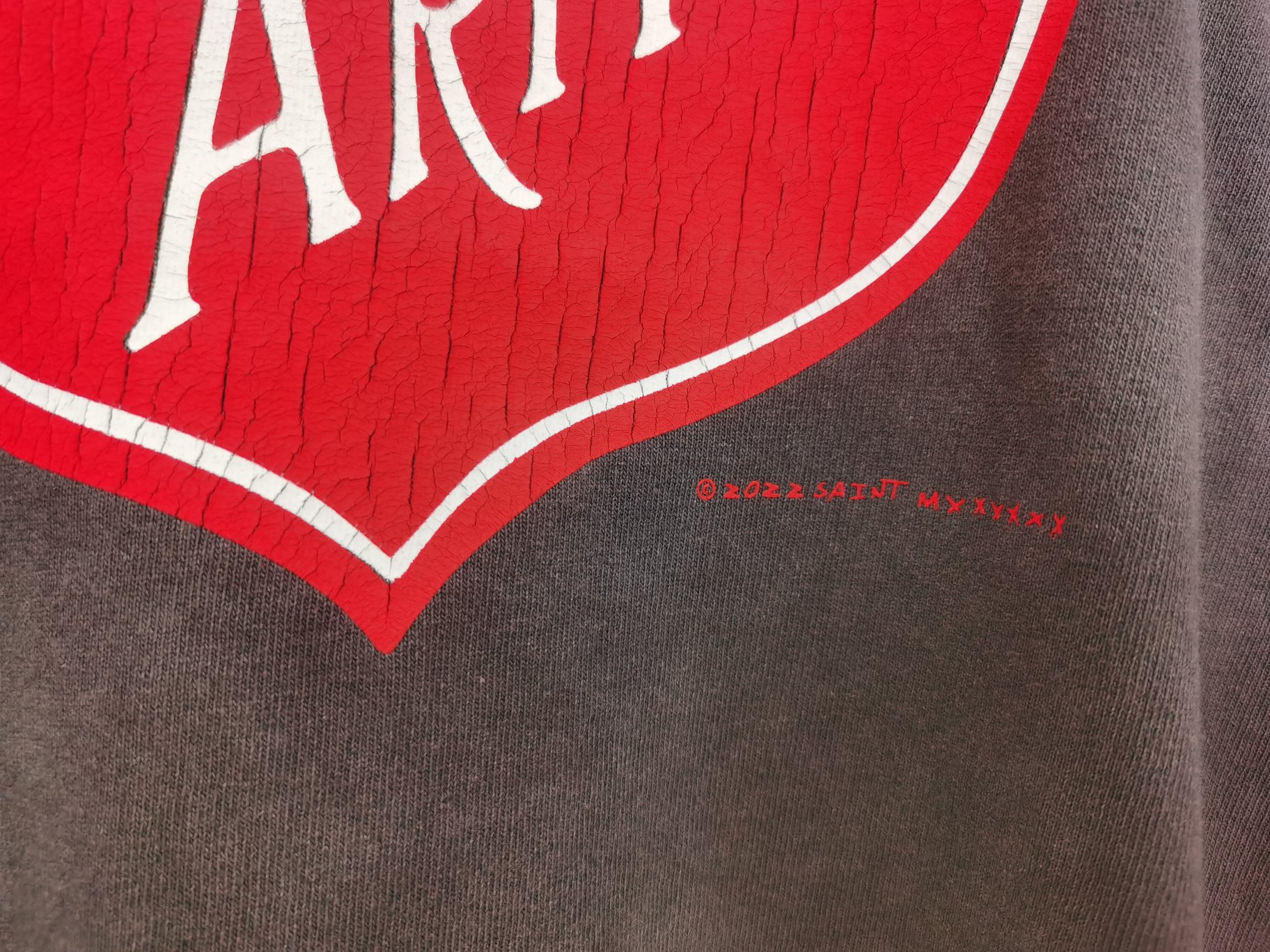 セントマイケル公式ｎ級品 プリント シンプル 純綿Tシャツ トップス 長袖 柔らかい 男女兼用 2色可選 グレイ_5