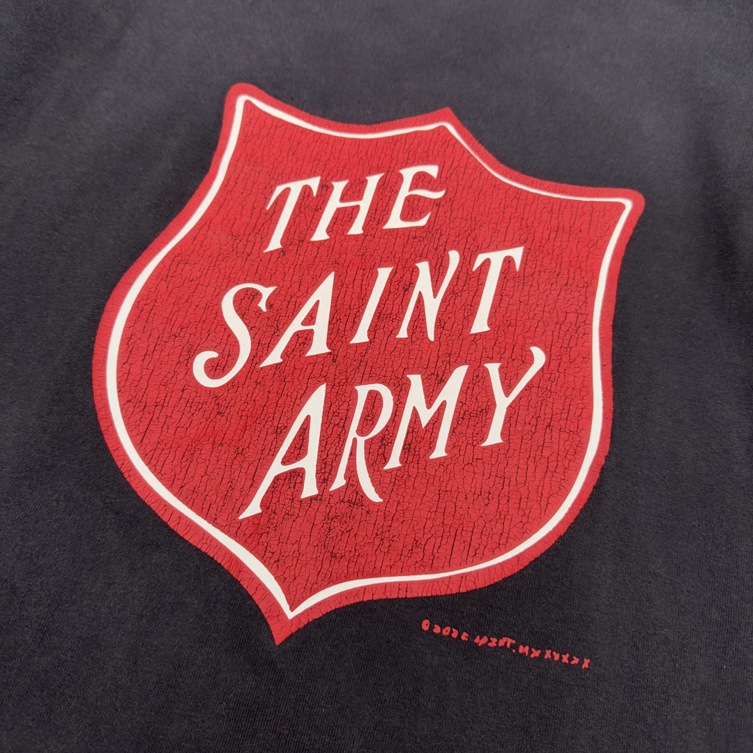 セントマイケル アミリ激安通販 プリント シンプル 純綿Tシャツ トップス 長袖 柔らかい 男女兼用 2色可選 ブラック_5