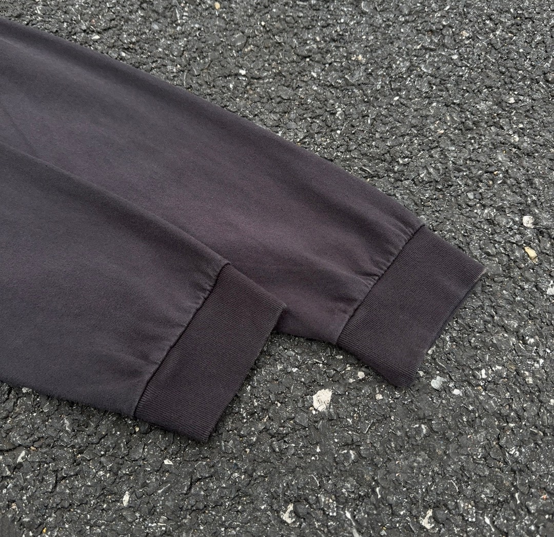 セントマイケル アミリ激安通販 プリント シンプル 純綿Tシャツ トップス 長袖 柔らかい 男女兼用 2色可選 ブラック_7