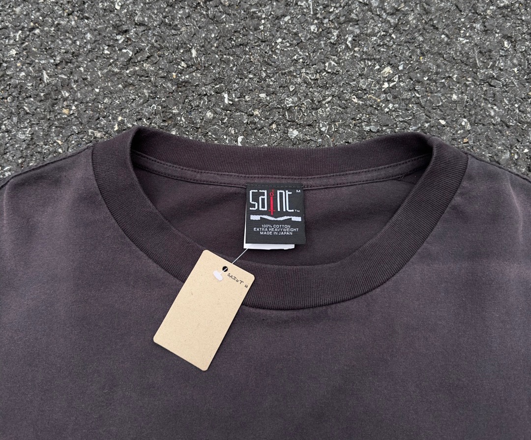 セントマイケル アミリ激安通販 プリント シンプル 純綿Tシャツ トップス 長袖 柔らかい 男女兼用 2色可選 ブラック_9