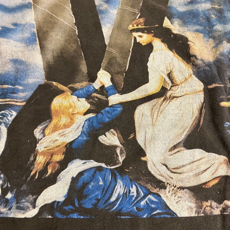 秋新作 セントマイケル 洗濯偽物 プリント シンプル 純綿Tシャツ トップス 長袖 柔らかい ファッション グレイ_13