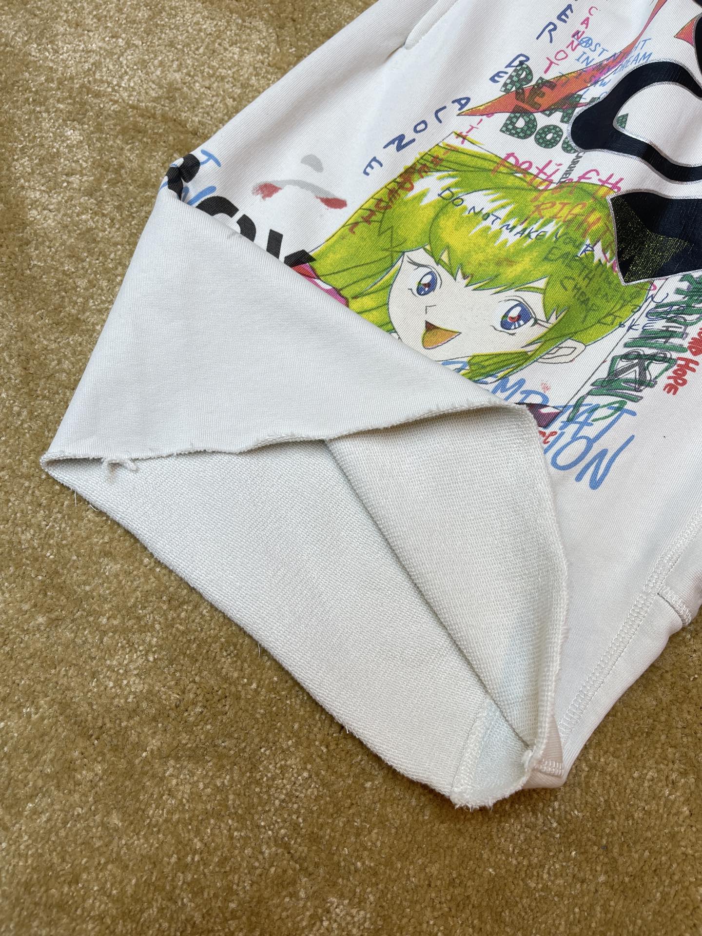 セントマイケル パンツｎ級品 ショットパンツ 純綿 夏 爽やか 半身ズボン ファッション カートゥーンプリント ホワイト_7