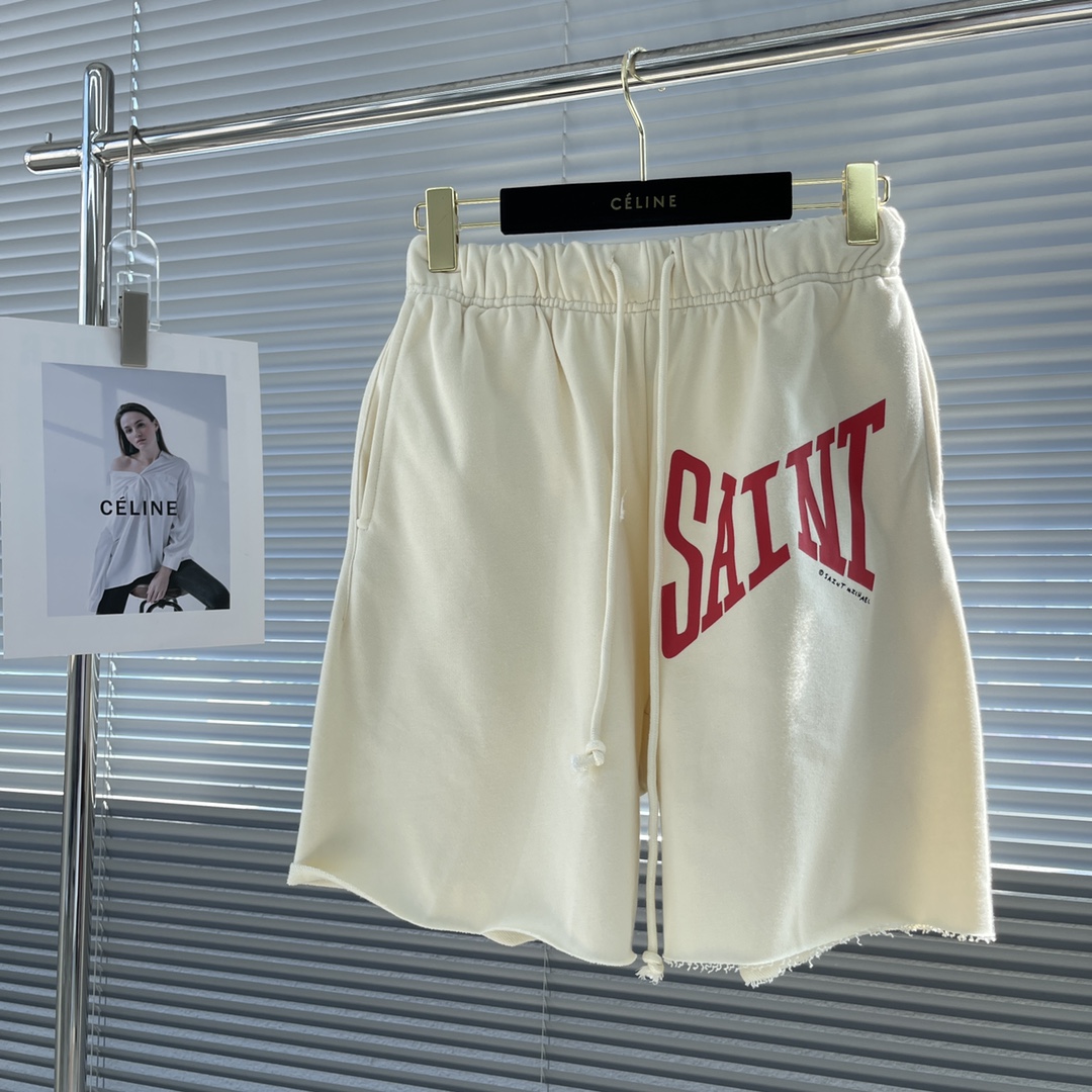 セントマイケル スウェットパンツ激安通販 ショットパンツ 純綿 爽やか 半身ズボン 運動 ランニング 2色可選_3