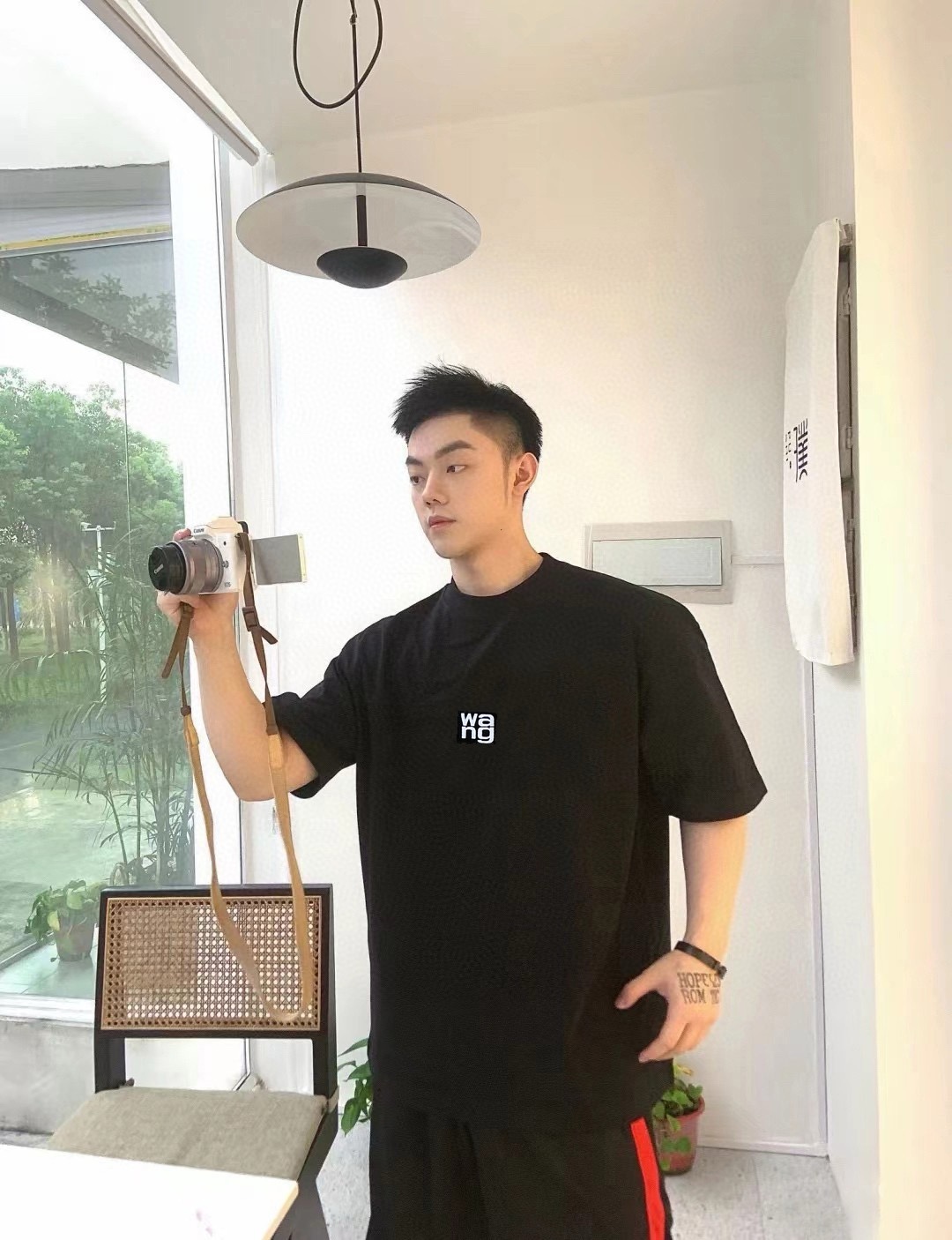 お買い得豊富な アレキサンダーワンtシャツ激安通販 トップス 半袖 純綿Tシャツ シンプル 柔らかい 人気新作 2色可選_2