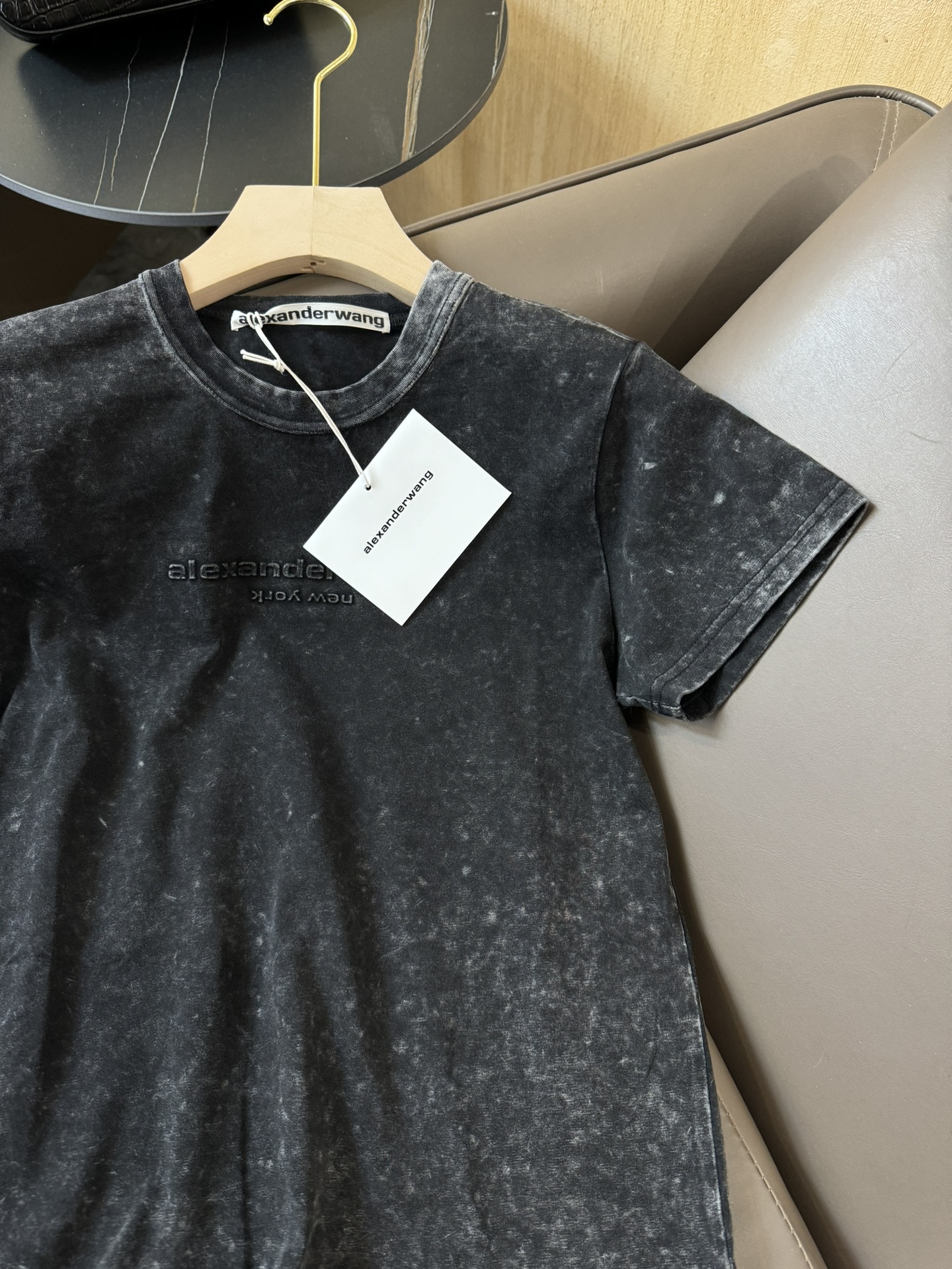 アレキサンダーワンシャツスーパーコピー トップス 人気 Ｔシャツ プリント ファッション シンプル 純綿 日常 ブラック_4