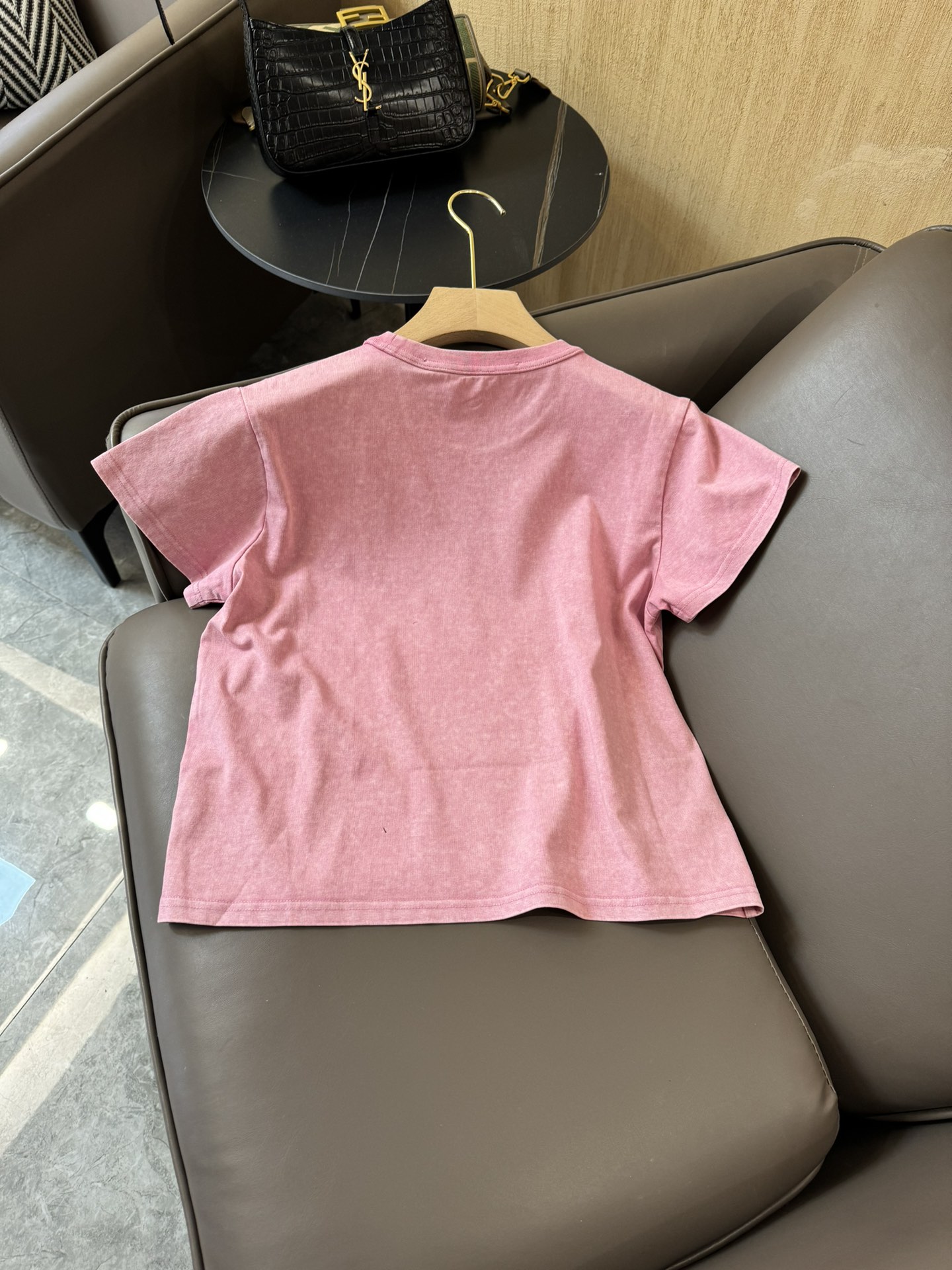 アレキサンダーワン tシャツコピー トップス 人気 Ｔシャツ プリント ファッション シンプル 純綿 日常 ピンク_2