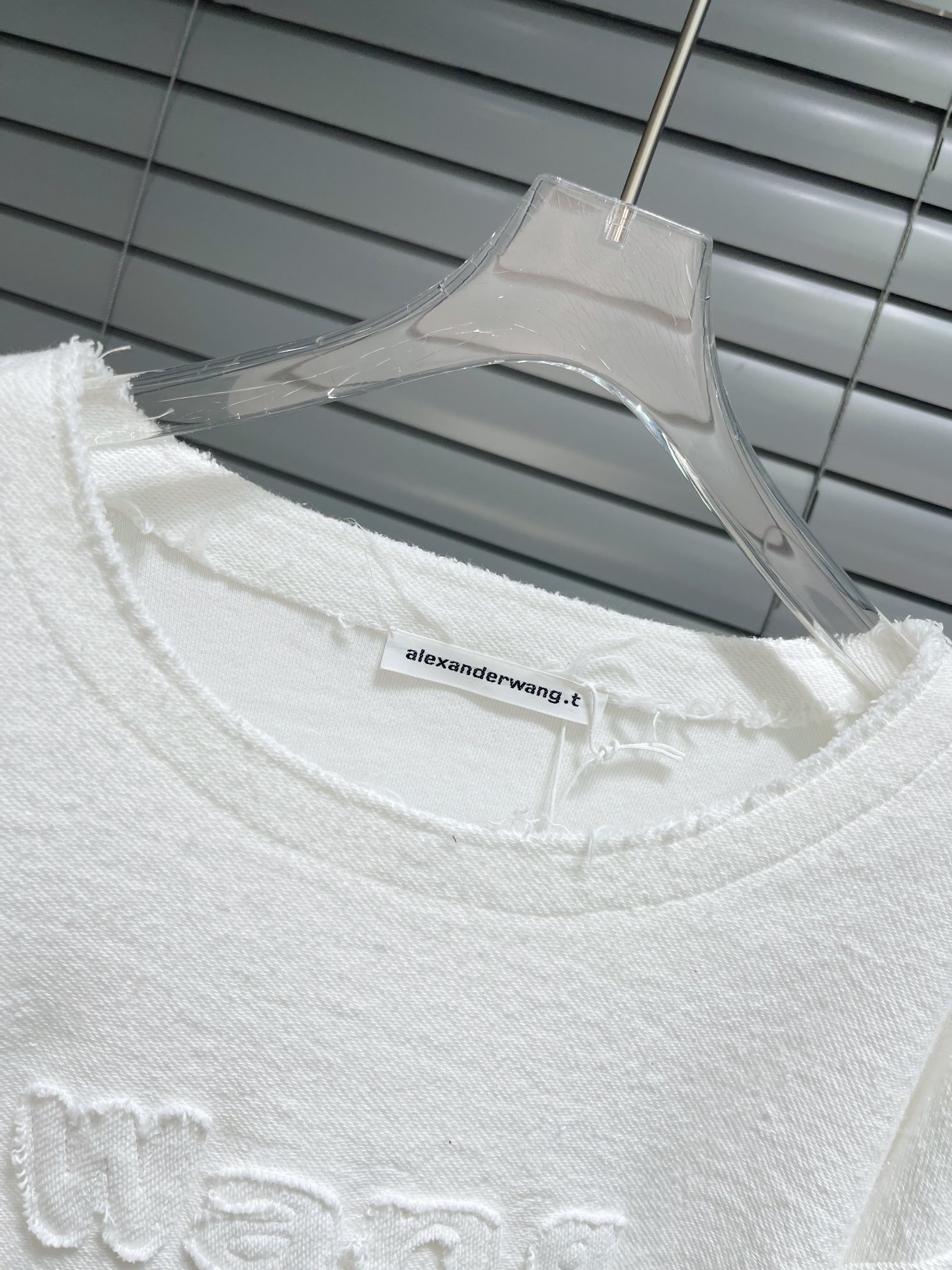 アレキサンダーワン tシャツ セール偽物 トップス 人気 長袖 プリント ファッション シンプル 純綿 日常 ホワイト_4