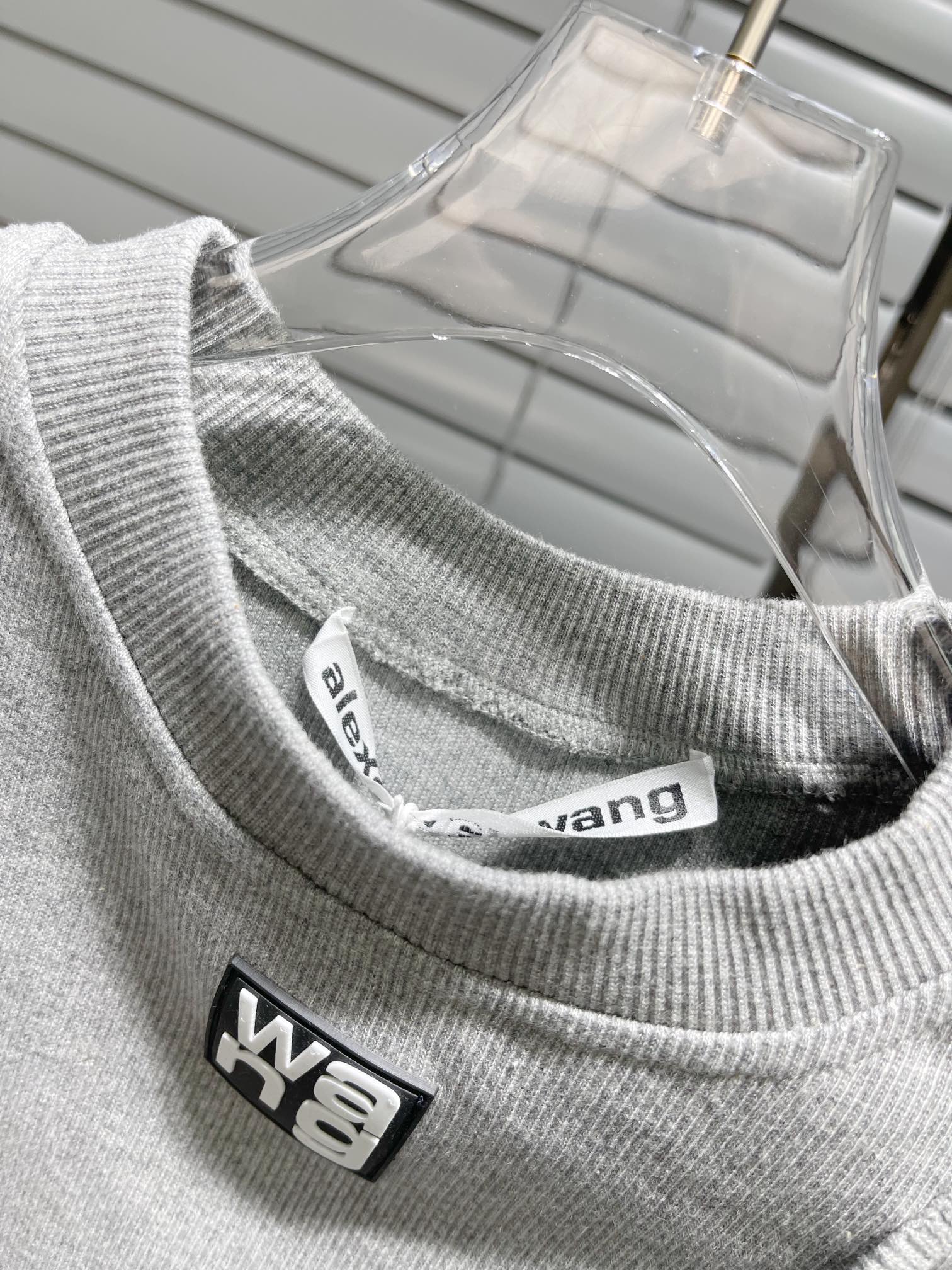 春夏人気定番安い アレキサンダーワン tシャツ メンズコピー 純綿トップス 人気 長袖 ゆったり ファッション シンプル グレイ_2