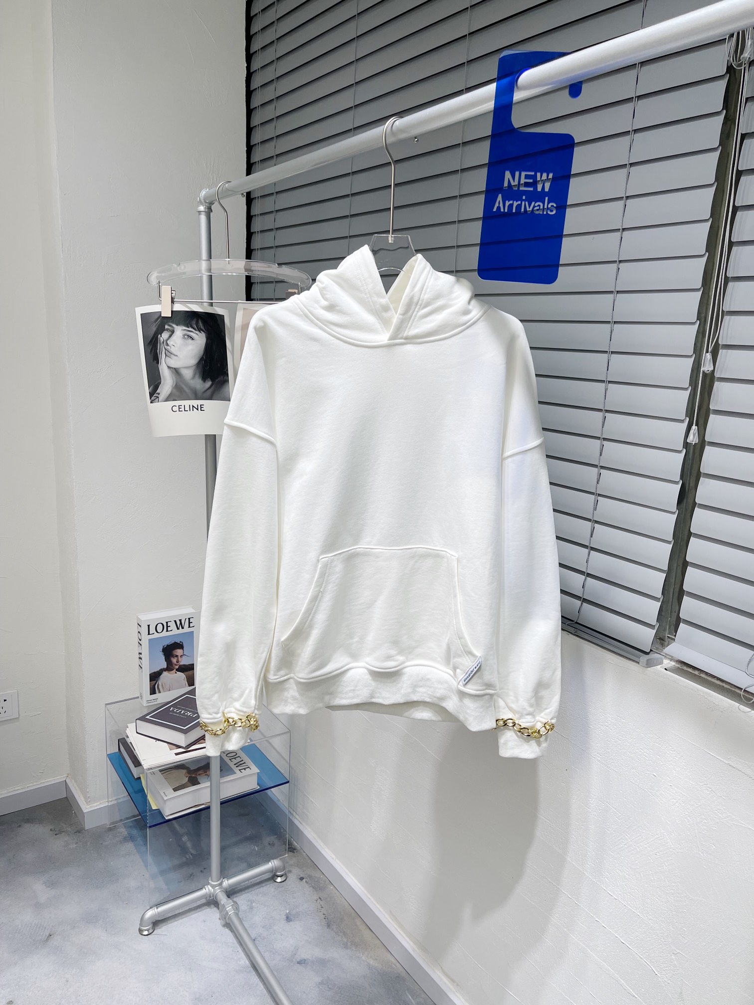 アレキサンダーワン パーカー レディース激安通販 トップス 純綿 フード付き 大人気 ファッション ホワイト_1