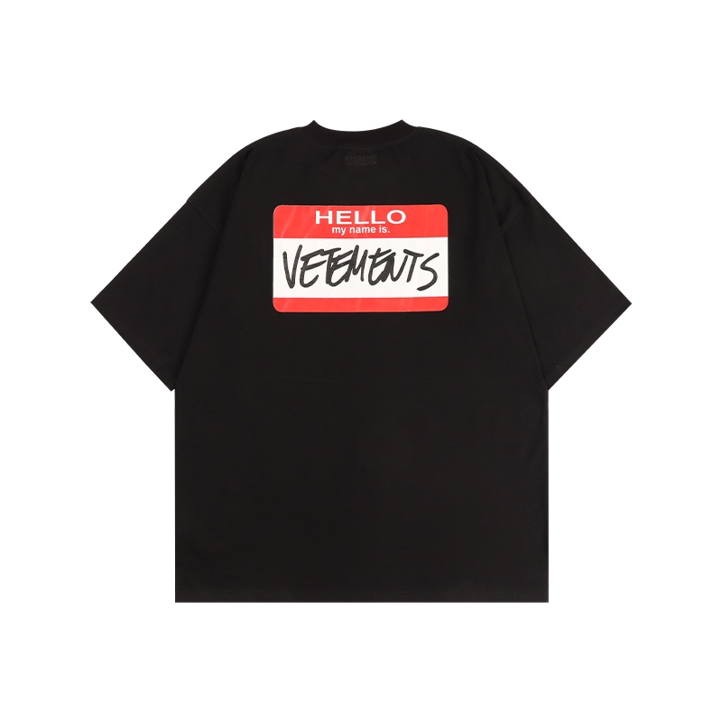 HOT100%新品 ヴェトモン スタッフtシャツコピー 純綿 トップス 半袖 ファッション ロゴプリント 2色可選_5