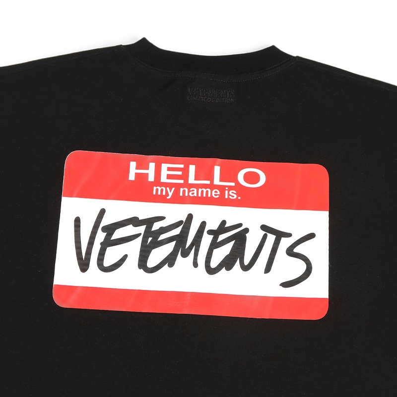 HOT100%新品 ヴェトモン スタッフtシャツコピー 純綿 トップス 半袖 ファッション ロゴプリント 2色可選_6