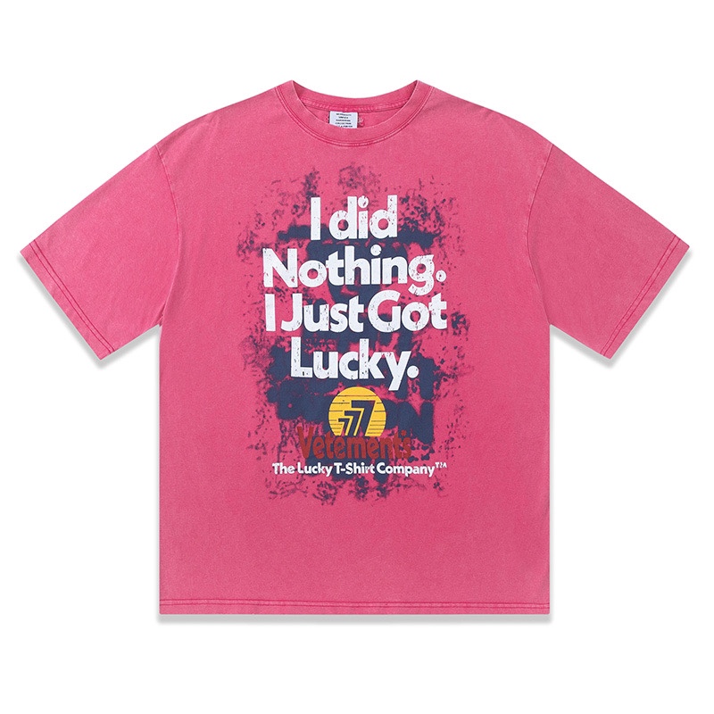 爆買い大得価 ヴェトモン スカルtシャツ激安通販 純綿 トップス 短袖 プリント ゆったり カジュアル 2色可選_5