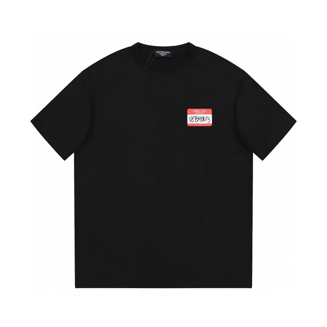 赤字超特価2024 tシャツヘインズ偽物 純綿 トップス 短袖 プリント ゆったり 人気商品 ブラック_2