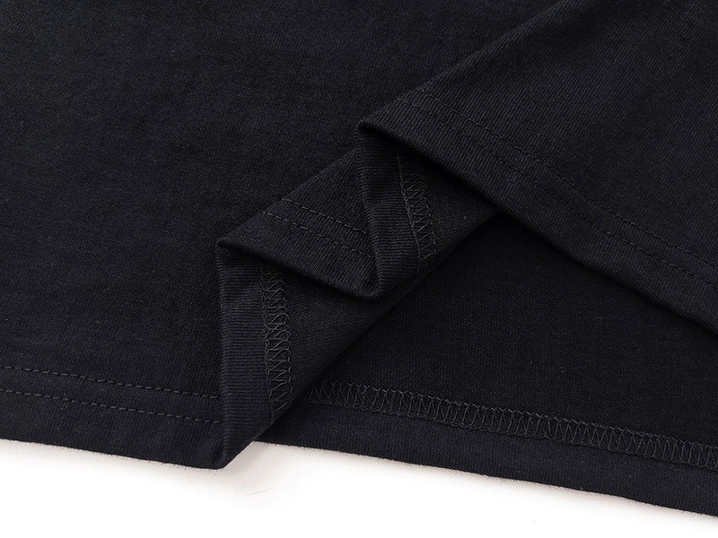 赤字超特価2024 tシャツヘインズ偽物 純綿 トップス 短袖 プリント ゆったり 人気商品 ブラック_9