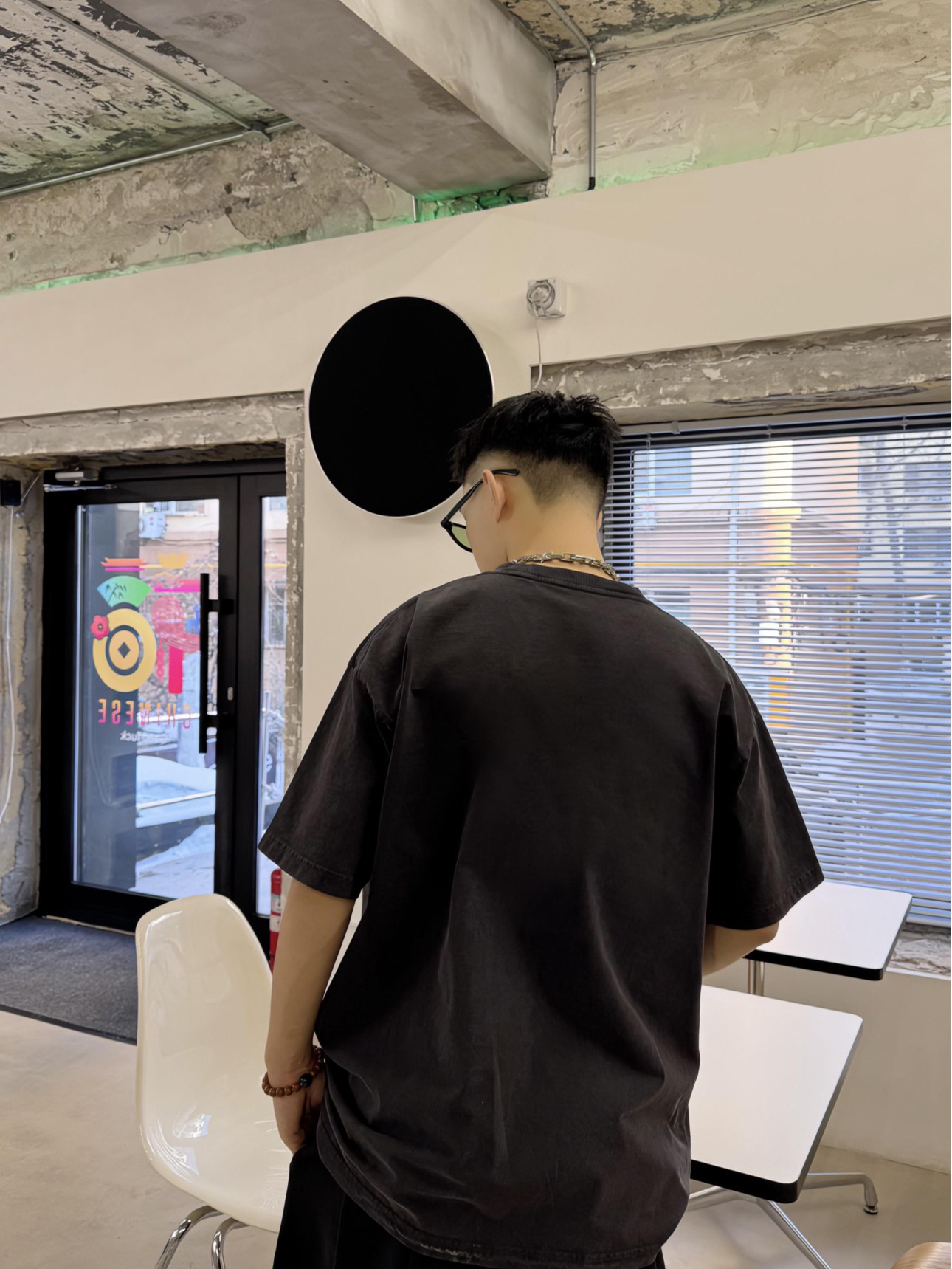 品質保証安い ヴェトモン tシャツ レディースコピー 純綿 トップス 短袖 プリント アメリカ風 シンプル 男女兼用 ブラック_3