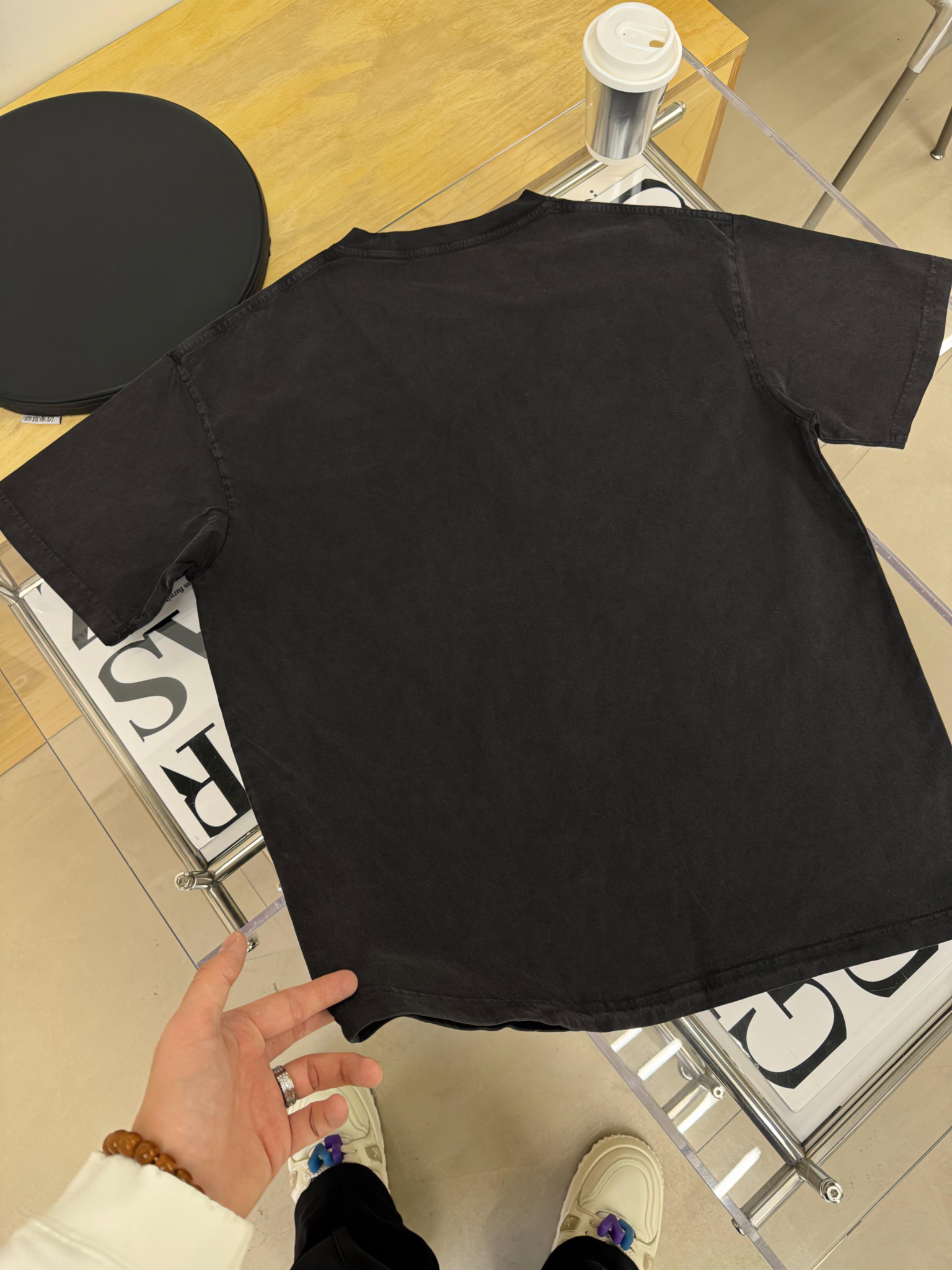 品質保証安い ヴェトモン tシャツ レディースコピー 純綿 トップス 短袖 プリント アメリカ風 シンプル 男女兼用 ブラック_6