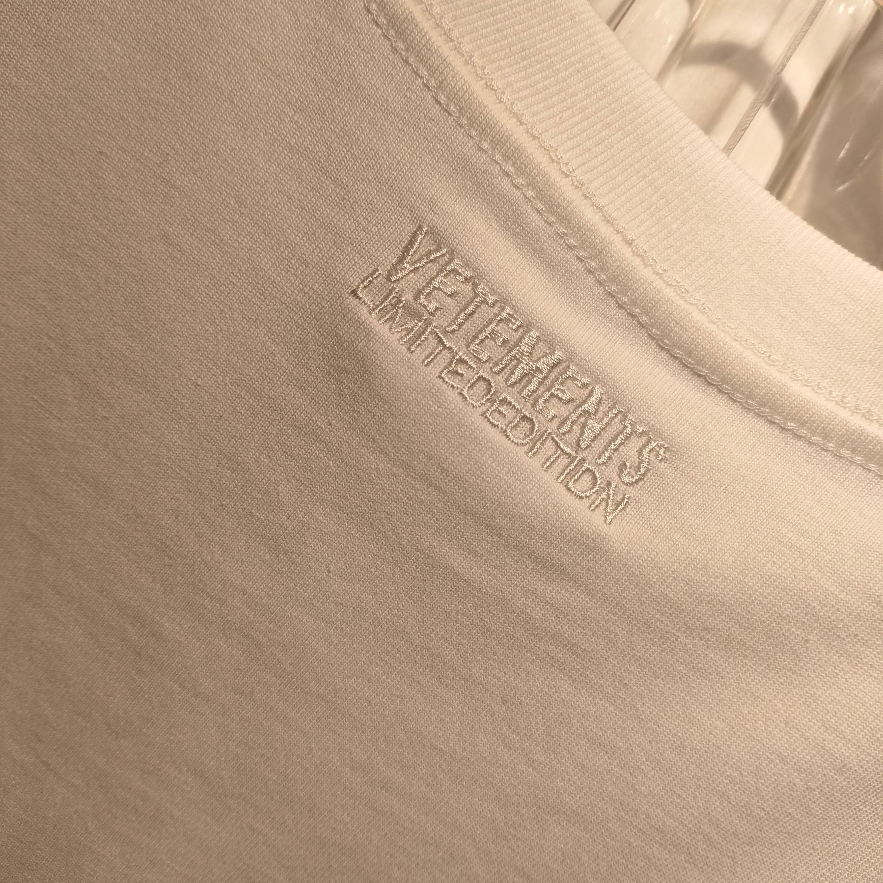 ヴェトモンシャツコピー 純綿 トップス 短袖 プリント Tシャツ 男女兼用 ファッション 大人気 ホワイト_8