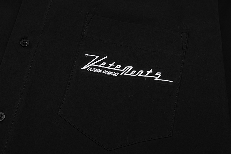 ヴェトモン tシャツ メンズ激安通販 純綿 トップス 長袖 プリント ファッション 流行 ハイネック ロゴプリント ブラック_9