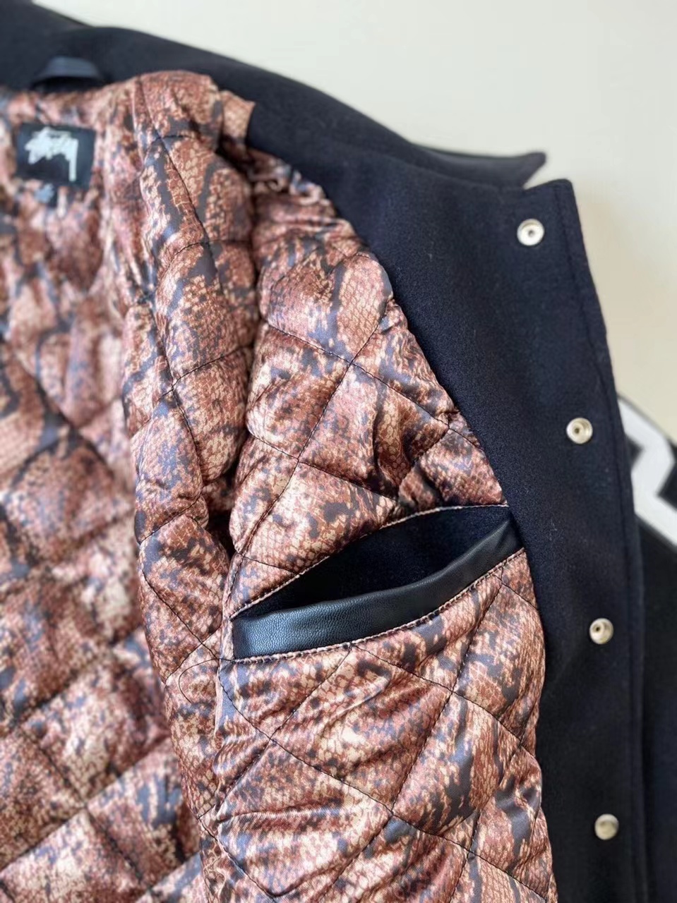 素敵な メンズ ステューシージャケット激安通販トップス アウター 厚い ファッション 運動服 大人気 ブラック_5