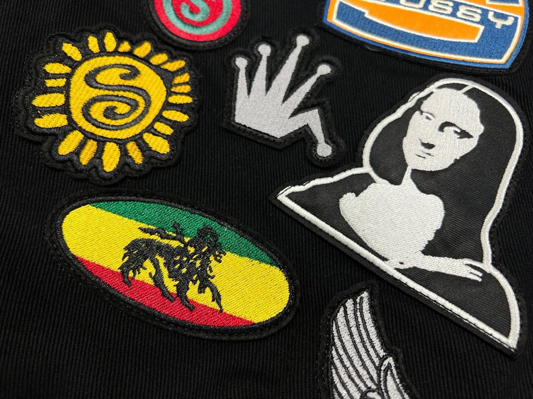 2024新登場の ステューシージャケットメルカリスーパーコピー トップス アウター 綿 保温 刺繍 シンプル 通学 ブラック_5