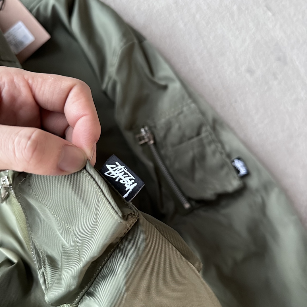 ステューシー アノラック激安通販 Stussy x CDGコラボ トップス アウター 人気 ファッション 限定品 グレイ_7