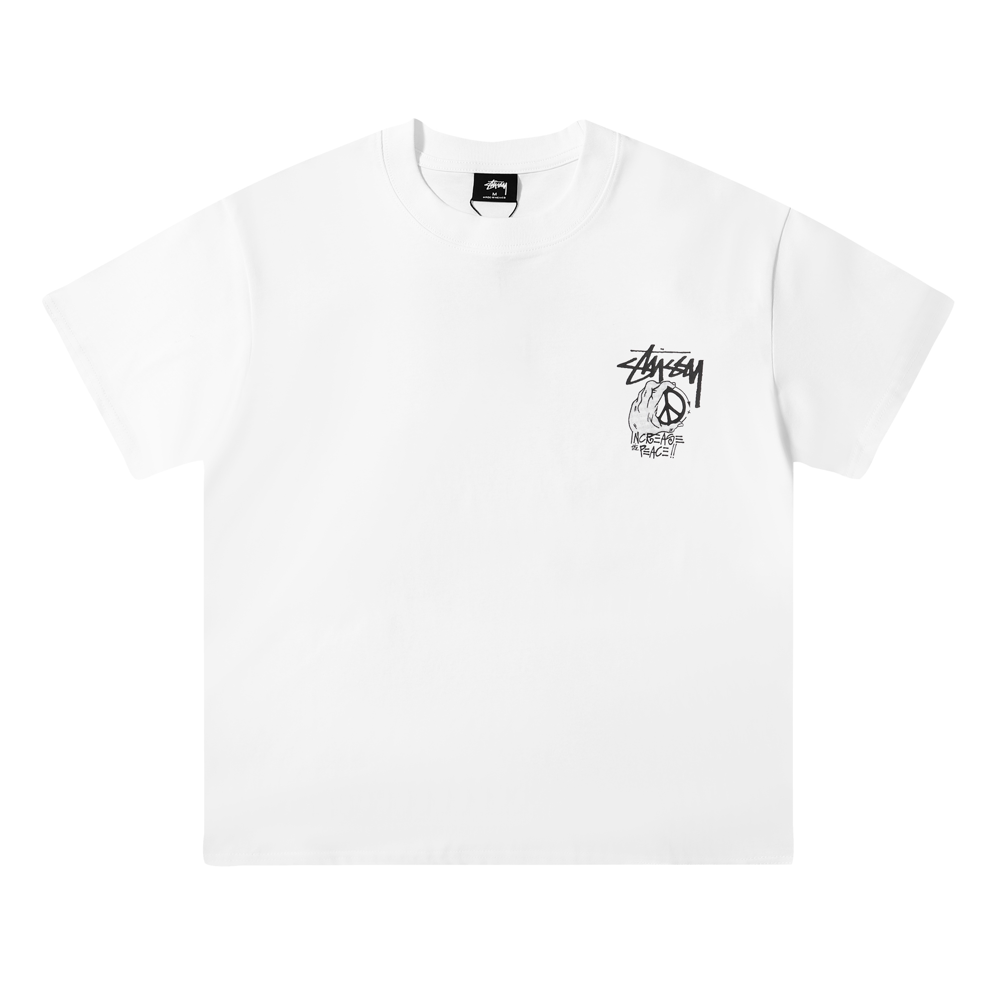 ステューシーtシャツメルカリスーパーコピー トップス 純綿 短袖 プリント ファッション 夏新品 2色可選_2