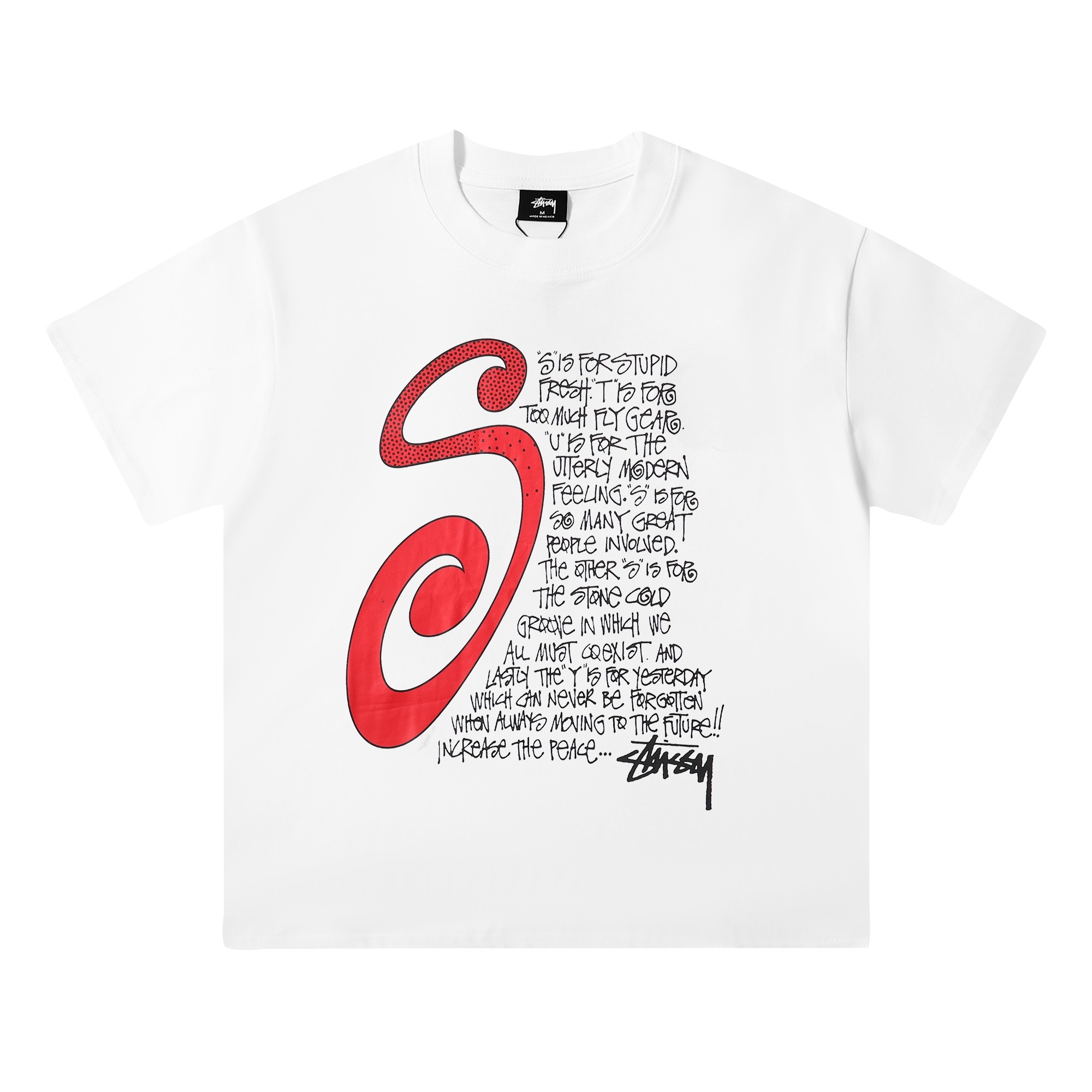 人気定番可愛い ストゥーシー クマ tシャツ偽物 トップス 純綿 ファッション 大人気 柔らかい 半袖 プリント 2色可選_4