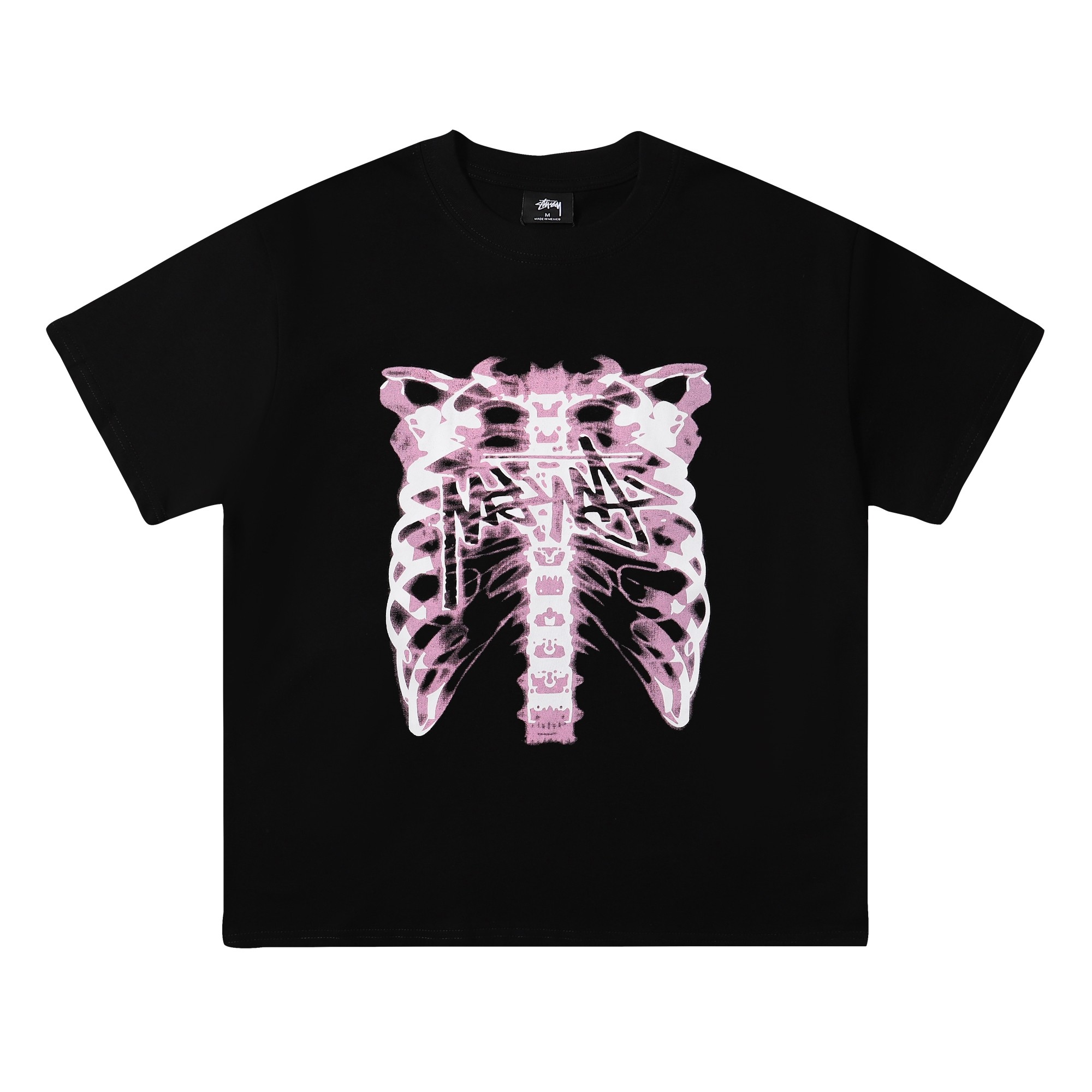 綺麗！ストゥーシー tシャツ 公式激安通販 トップス 純綿 ファッション 半袖 肋骨プリント 特別 2色可選_4