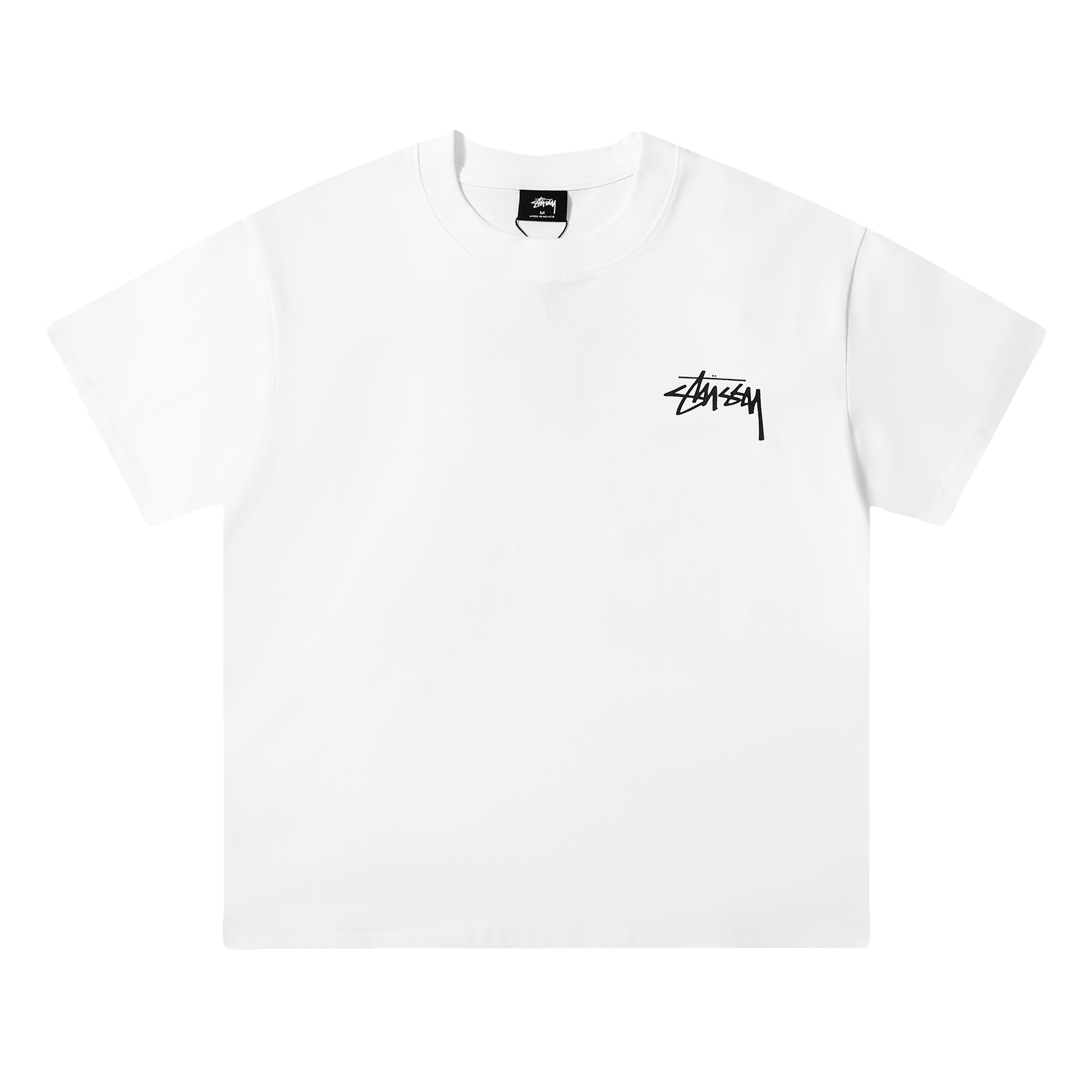 お得100%新品 stussy 刺繍 tシャツ偽物 トップス 純綿 ファッション 半袖 プリント ファッション 2色可選_2