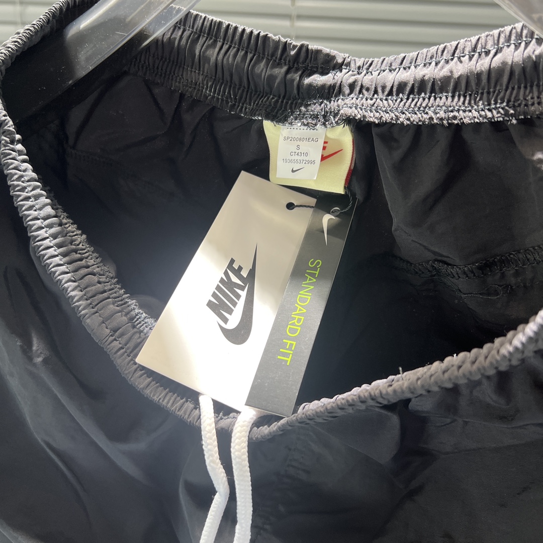 stussy イージーパンツスーパーコピー ズボン 防水 防風 Nike x Stussyコラボ ランニング シンプル ブラック_7