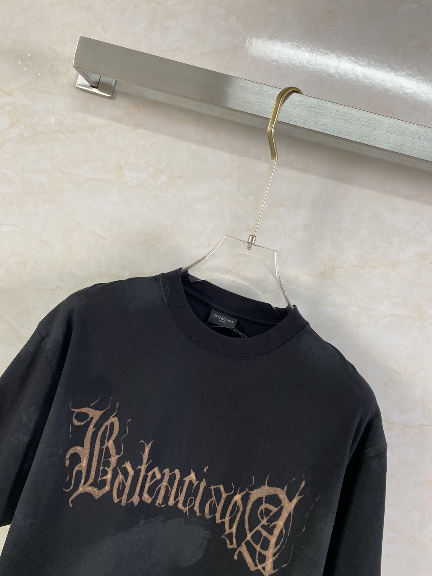 新作到着!! レディース バレンシアガtシャツスーパーコピー トップス 純綿 ファッション 人気販売 ブラック_3