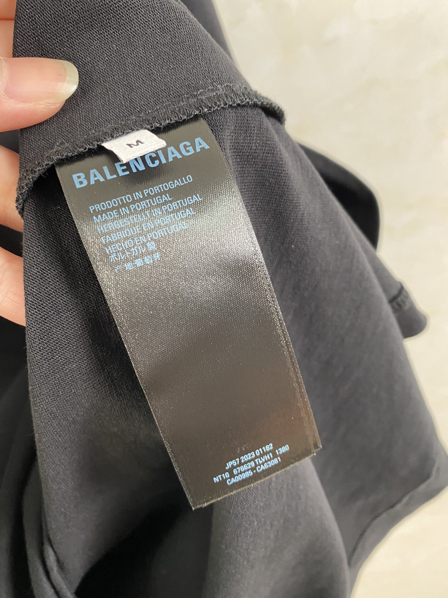 夏 新作登場 バレンシアガtシャツサイズ感激安通販 トップス 純綿 ファッション 男女兼用 柔らかい 2色可選 ブラック_7
