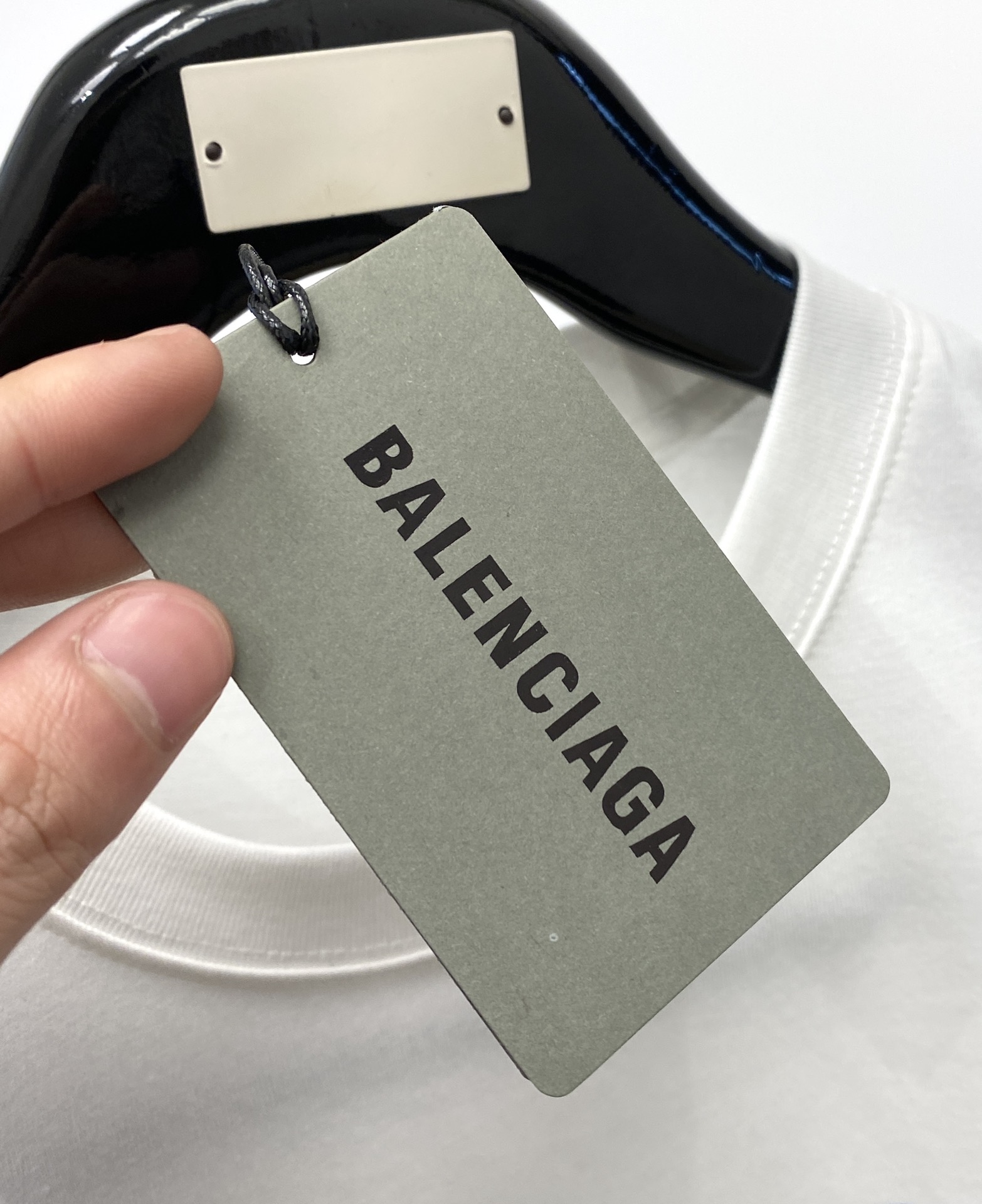 個性的 バレンシアガtシャツ メンズ激安通販 トップス ファッション 人気 ロゴプリント シンプル 快適 ホワイト_3