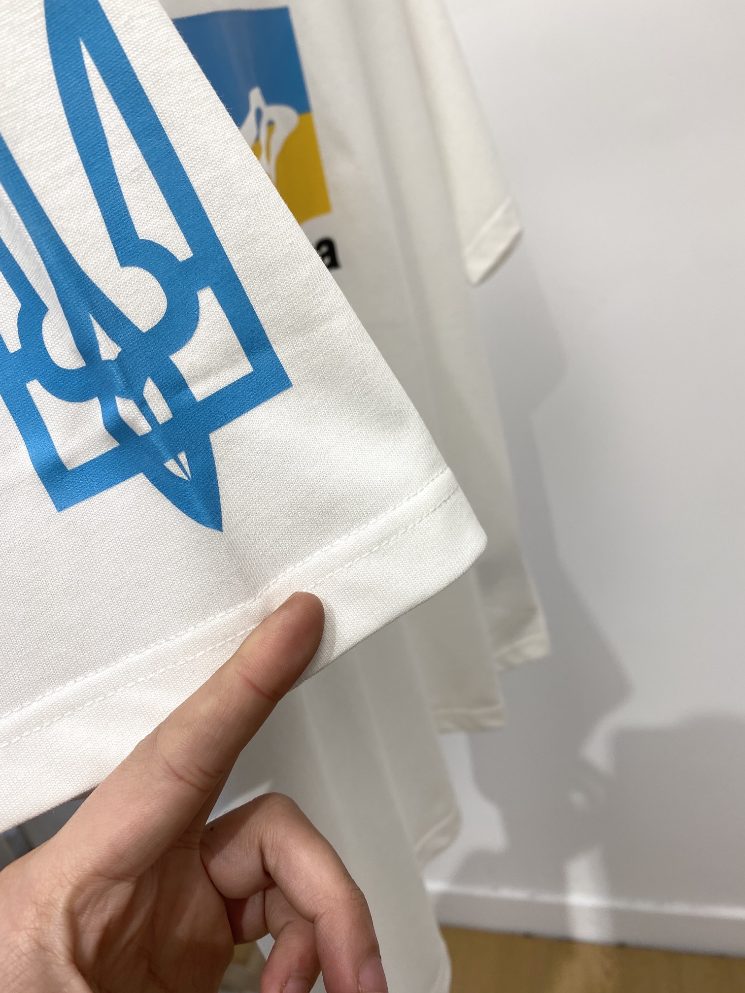 個性的 バレンシアガtシャツ メンズ激安通販 トップス ファッション 人気 ロゴプリント シンプル 快適 ホワイト_5