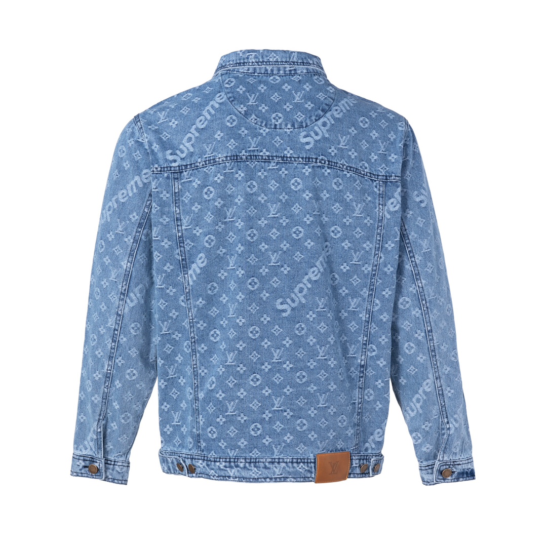 新作入荷 定番シュプリーム定価ジャケットスーパーコピー　　LV＆Supreme　コラボレーション　デニムジャケット_2