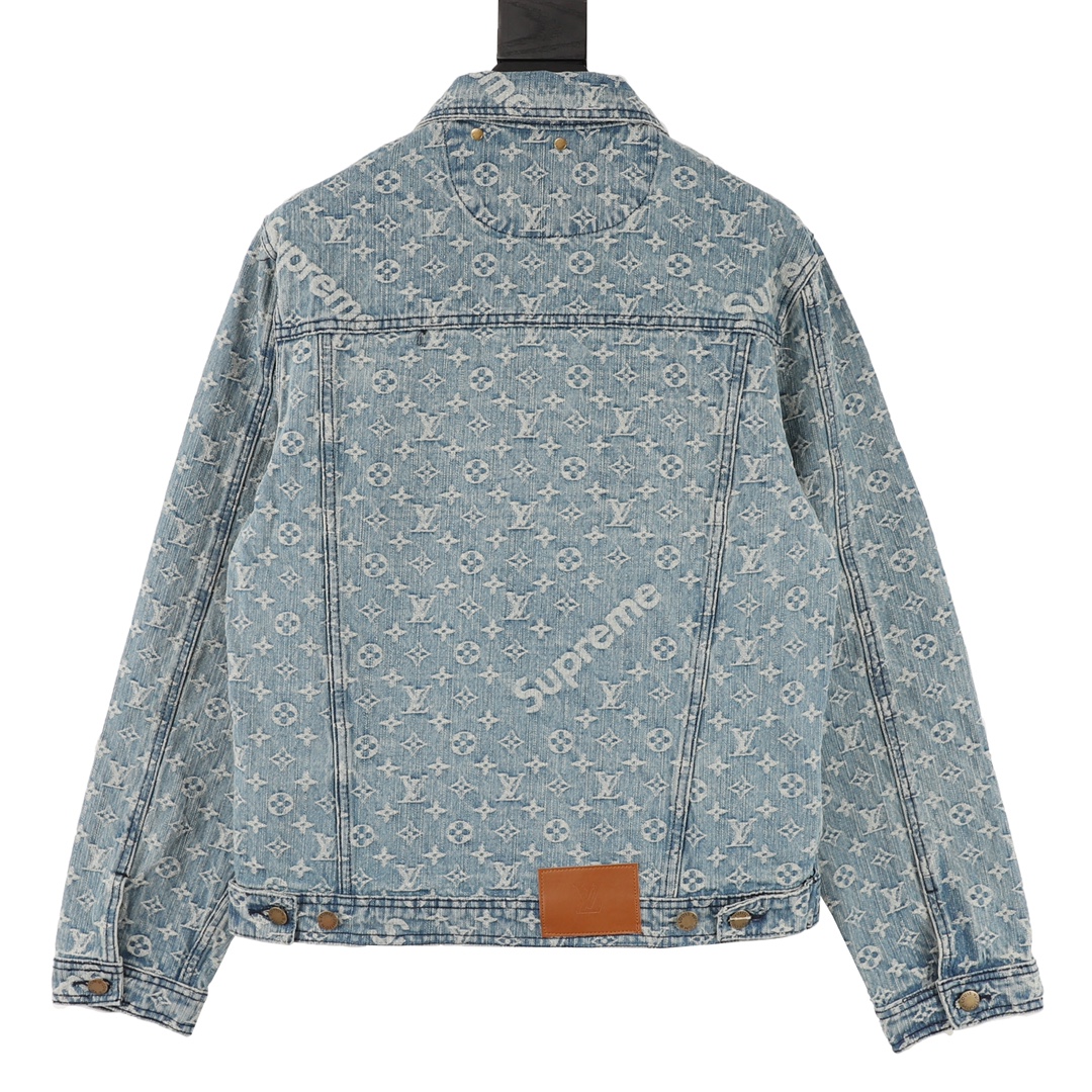 人気 定番 可愛いジャケットシュプリーム偽物　　LV＆Supreme　コラボレーション　デニムジャケット_2