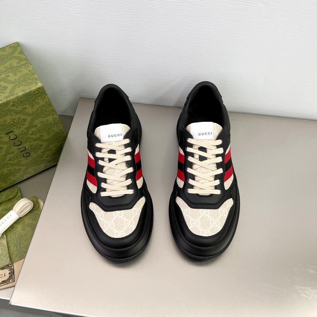 2023人気定番 安いシュプリーム靴のサイズコピー GucciとSupreme素晴らしく配色　快適　ゴム製のソール_2