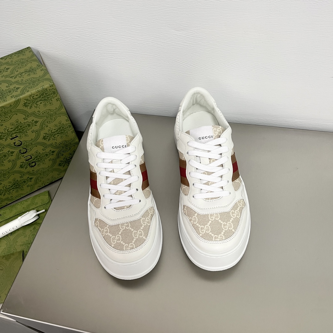 品質保証 定番シュプリーム  サイズ シューズ偽物 GucciとSupreme素晴らしく配色　快適　ゴム製のソール_2