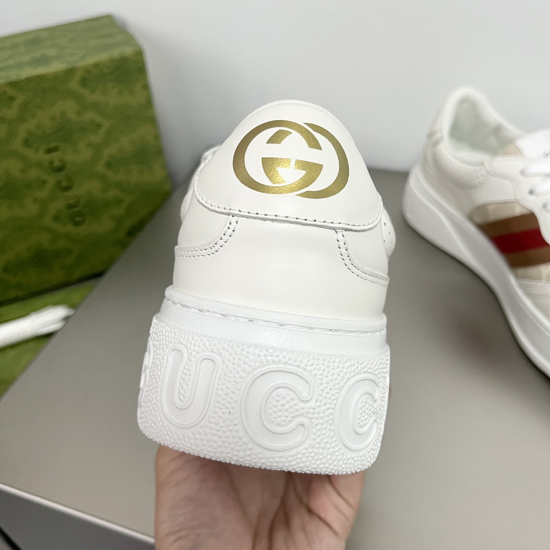 品質保証 定番シュプリーム  サイズ シューズ偽物 GucciとSupreme素晴らしく配色　快適　ゴム製のソール_4
