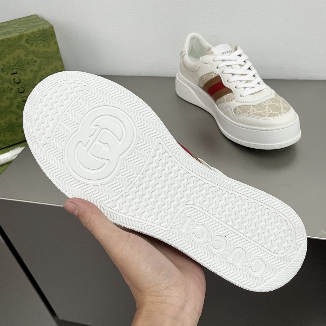 品質保証 定番シュプリーム  サイズ シューズ偽物 GucciとSupreme素晴らしく配色　快適　ゴム製のソール_5