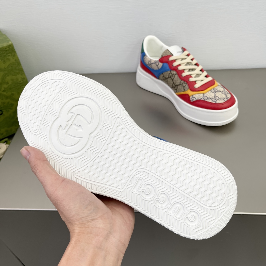 NEW圧倒的 新作シュプリームシューズn級品 GucciとSupreme素晴らしく配色　快適　ゴム製のソール_6