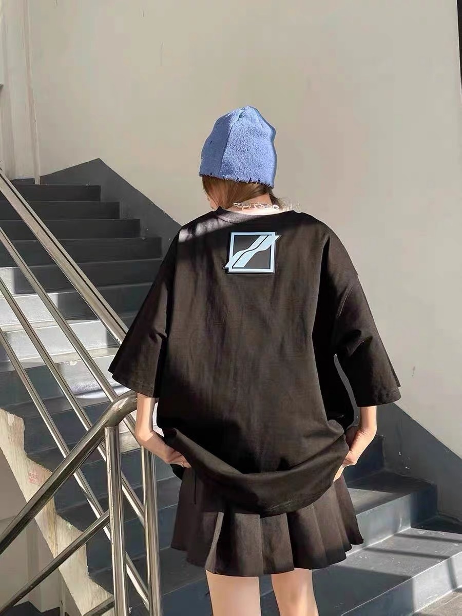 WE11DONE NEW夏の ウエルダンとはｎ級品 トップス 純綿tシャツ ゆったり シンプル 人気新作 2色可選_8