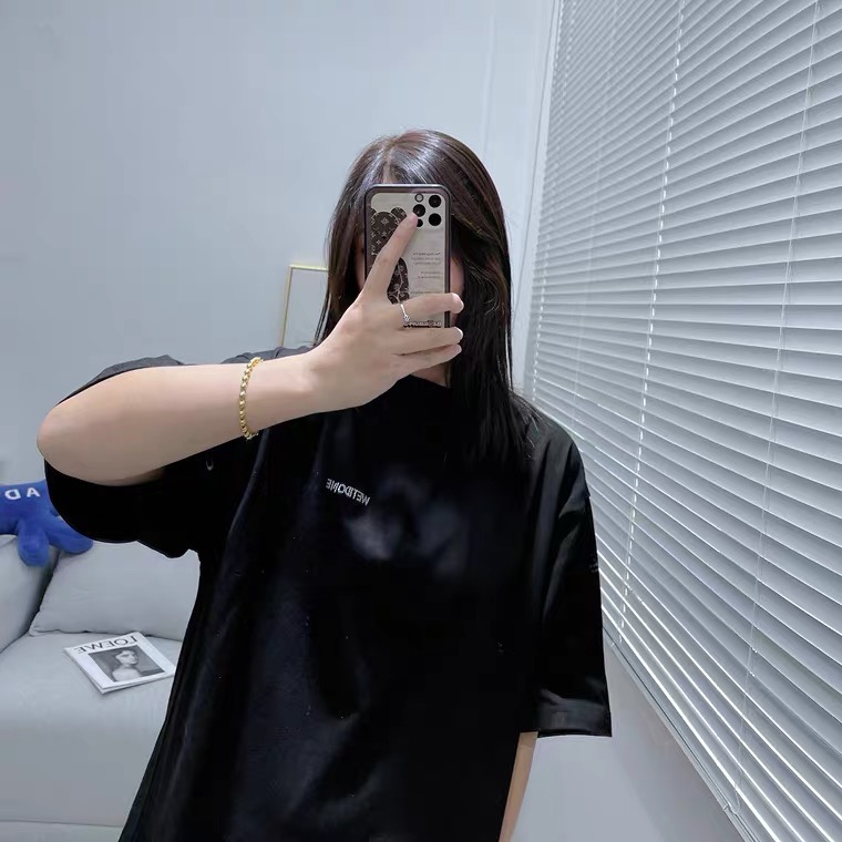 WE11DONE NEW夏の ウエルダンとはｎ級品 トップス 純綿tシャツ ゆったり シンプル 人気新作 2色可選_9