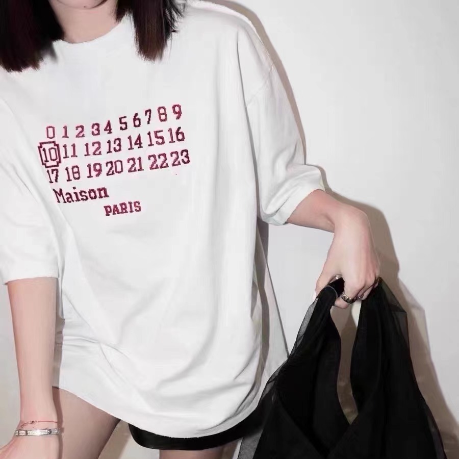 WE11DONE ウェルダンとはスーパーコピー トップス 短袖 純綿 tシャツ プリント爆買い 刺繍 2色可選_1
