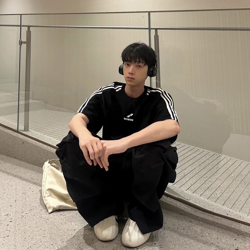 WE11DONE ウェルダン服激安通販 純綿Tシャツ トップス プリント 半袖 柔らかい 快適 日常 シンプル 2色可選_1