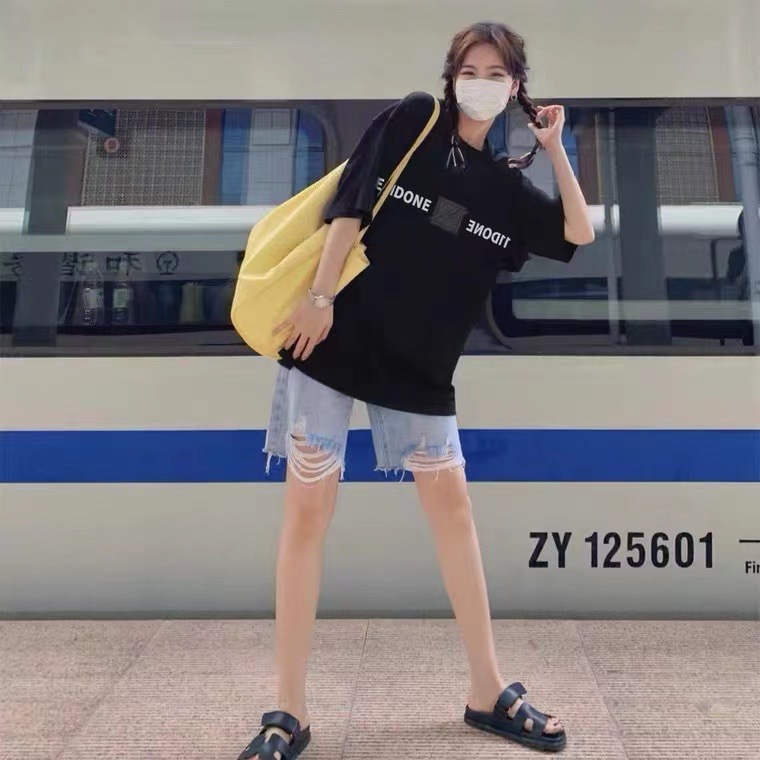 WE11DONE 存ウェアハウス 800 シルエット偽物 プリント 純綿Tシャツ トップス 半袖 夏服 3色可選_3