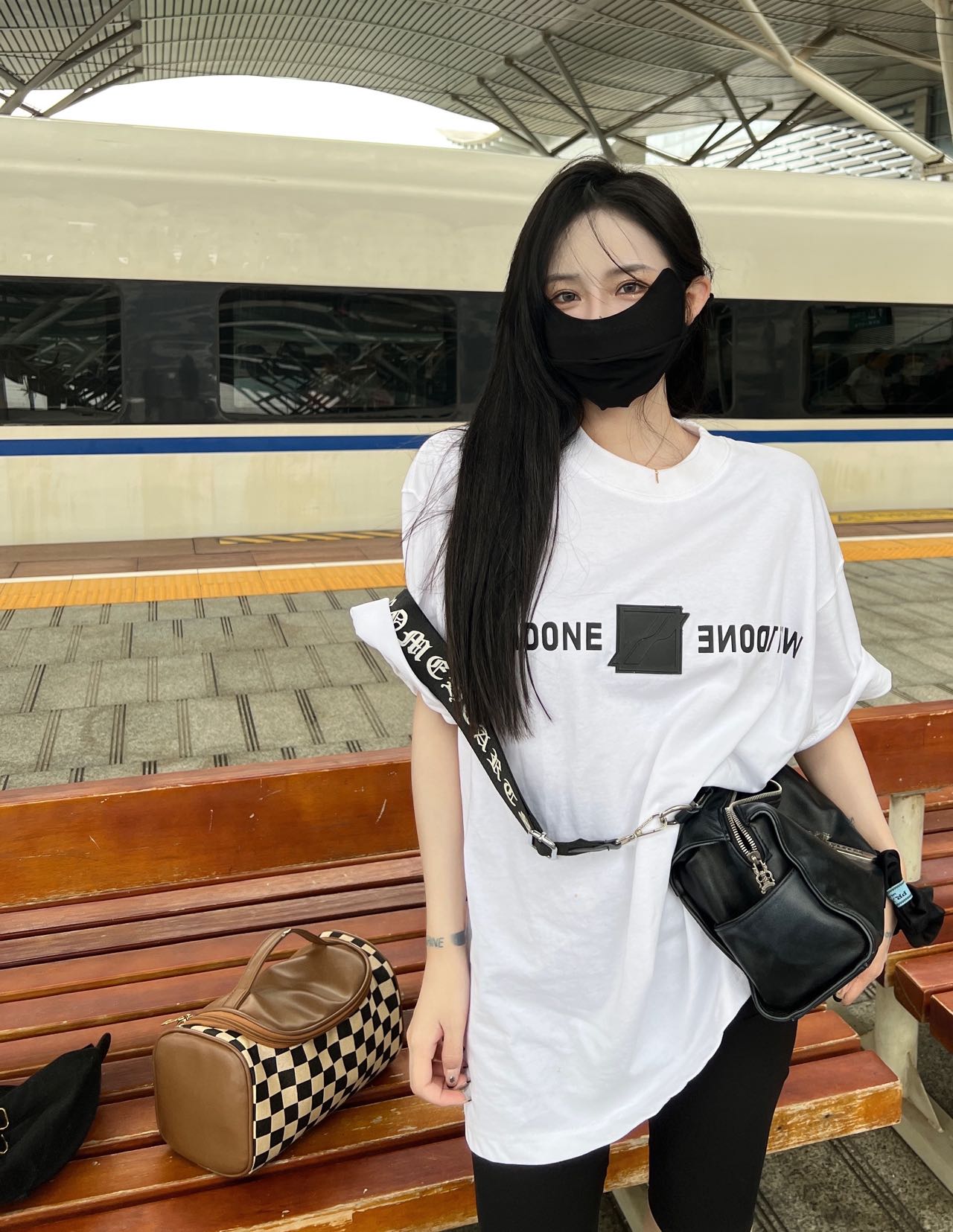 WE11DONE 存ウェアハウス 800 シルエット偽物 プリント 純綿Tシャツ トップス 半袖 夏服 3色可選_9