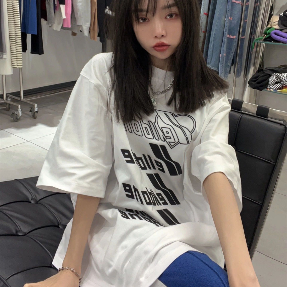 WE11DONE 春夏数量限定 ウエルダンとは偽物 蛍光ロゴプリント 純綿Tシャツ トップス 人気新作 2色可選_3